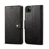 Lenuo Leather a Huawei Y5p-hez, fekete - Mobiltelefon tok