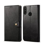 Lenuo Leather for Huawei Y6p, Black - Phone Case