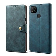 Lenuo Leather for Xiaomi Redmi 9C, Blue - Phone Case