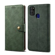 Lenuo Leather pre Samsung Galaxy M21, zelené - Puzdro na mobil
