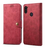 Lenuo Leather für Samsung Galaxy M11, rot - Handyhülle