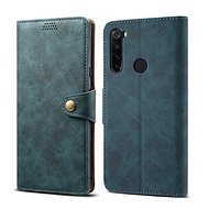 Lenuo Leather for Xiaomi Redmi Note 8, Blue - Phone Case
