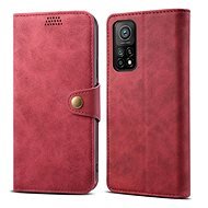 Lenuo Leather for Xiaomi Mi 10T/10T Pro, Red - Phone Case