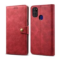 Lenuo Leather for Samsung Galaxy S21 5G, Red - Phone Case