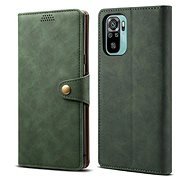 Lenuo Leather Case für Xiaomi Redmi Note 10 - grün - Handyhülle