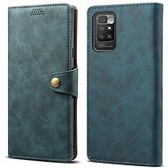 Lenuo Leather Flip-Case für Xiaomi Redmi 10 - blau - Handyhülle
