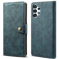 Lenuo Leather flip case for Samsung Galaxy A13, blue - Phone Case