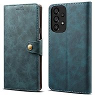 Lenuo Leather flip case for Samsung Galaxy A33 5G, blue - Phone Case