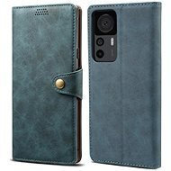 Lenuo Leather flip case for Xiaomi 12T/12T Pro, blue - Phone Case
