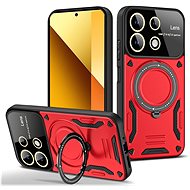 Lenuo Armor case for Xiaomi Redmi Note 13 5G, red - Phone Cover