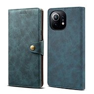 Lenuo Leather for Xiaomi Mi 11, Blue - Phone Case