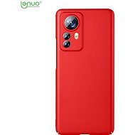 Lenuo Leshield Tok a Xiaomi 12 Pro készülékhez - piros - Telefon tok