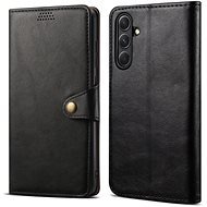 Lenuo Leather Klapphülle für Samsung Galaxy A54 5G, schwarz - Handyhülle