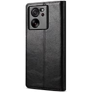 Lenuo Leather flipové pouzdro pro Xiaomi 13T/ 13T Pro, černá - Phone Case