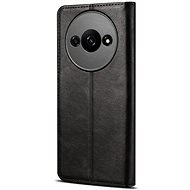 Lenuo Leather Flip-Hülle für das Xiaomi Redmi A3, schwarz - Handyhülle