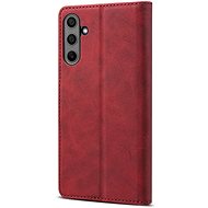 Lenuo Leather flip case for Samsung Galaxy A15 red - Phone Case