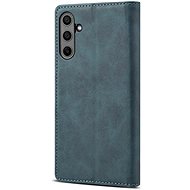 Lenuo Leather flip case for Samsung Galaxy A15 blue - Phone Case