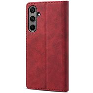 Lenuo Leather flip case for Samsung Galaxy A35 red - Phone Case