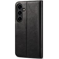 Lenuo Leather flip case for Samsung Galaxy S24 black - Phone Case