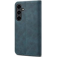 Lenuo Leather flip case for Samsung Galaxy S24 blue - Phone Case