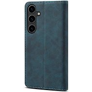 Lenuo Leather flip case for Samsung Galaxy S24+ blue - Phone Case
