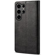 Lenuo Leather flip case for Samsung Galaxy S24 Ultra black - Phone Case
