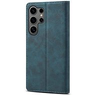 Lenuo Leather flip case for Samsung Galaxy S24 Ultra blue - Phone Case