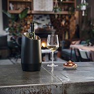 LEOPOLD VIENNA Wine cooler, stainless steel, mat black, height 255 mm, diameter 142 mm - Beverage Cooler