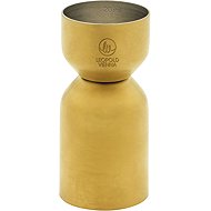 LEOPOLD VIENNA Arinto Jigger 2 and 4 cl, gold, height 85 mm, diameter 42 mm - Scoop