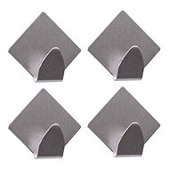 DuraHome Bathroom hook self-adhesive 50 × 45mm, 4pcs - Bathroom Hook
