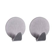 DuraHome Bathroom hook self-adhesive 42 × 39mm, 2pcs - Bathroom Hook