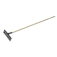 Levior Vertical Rake 16z with handle 160 cm - Rake