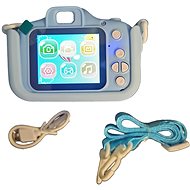 Leventi digital camera with cat motif, blue - Children's Camera