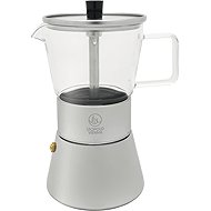 LEOPOLD VIENNA Otto, glass/stainless steel, 4 cups, height 24 cm, length 18 cm - Moka Pot