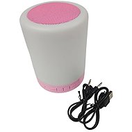 Leventi Smart RGB night touch lamp with WiFi and speaker - pink - Night Light