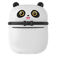 Leventi Portable smart mini printer Panda, black - Label Printer