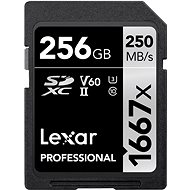 Lexar SDXC Pro 1667X 256GB - Memory Card