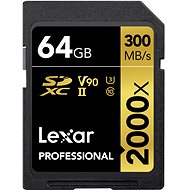 Lexar SDXC Pro 2000X 64GB - Memory Card