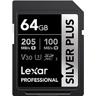 Lexar SDXC Professional SILVER Plus 64GB - Memory Card