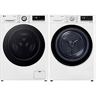 LG FSR7A04WC + LG RC8TV9AVHN - Washer Dryer Set