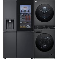 LG GSXE90EVAD + LG WashTower WT1210BBF - Appliance Set