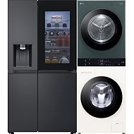 LG GSXE90EVAD + LG WashTower WT1210EGF - Appliance Set