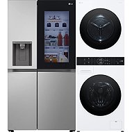 LG GSGV80PYLD + LG WashTower WT1210WWF - Appliance Set