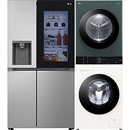 LG GSGV80PYLD + LG WashTower WT1210EGF - Appliance Set