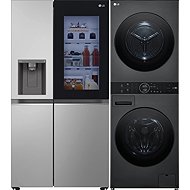 LG GSGV80PYLD + LG WashTower WT1210BBF - Appliance Set