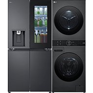 LG GMG860EPBE + LG WashTower WT1210BBF - Appliance Set