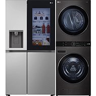 LG GSGV80PYLD + LG WashTower WT1716BBF - Appliance Set