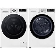 LG FSR7A04WC + LG RC91V9AV4N - Washer Dryer Set