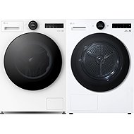 LG F4X7513TLB + LG RHX7009TLB - Washer Dryer Set