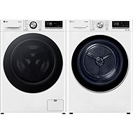 LG FSR7A04WC + LG RC81V9AV3N - Washer Dryer Set